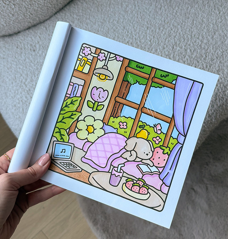 cozy colouring colortok 