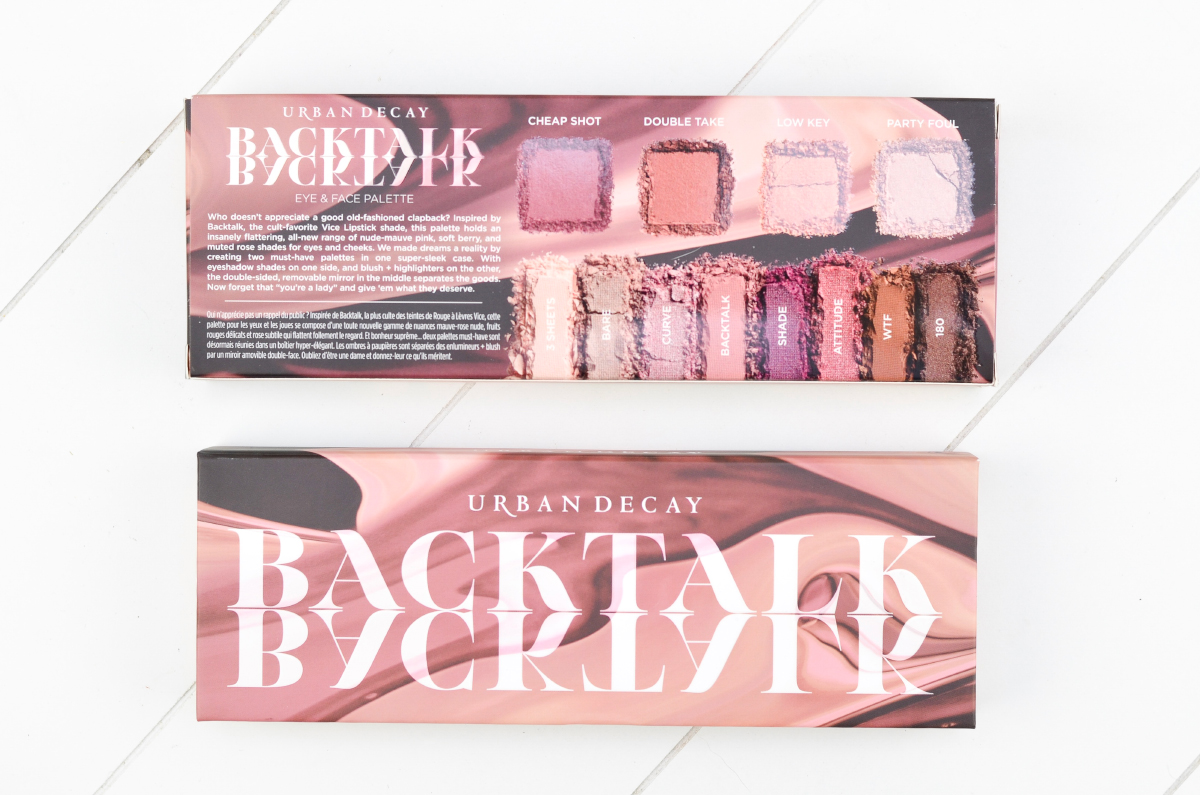 Urban Decay Backtalk Palette Review